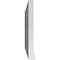 Ekena Millwork Vertical Surface Mount PVC Gable Vent: Functional, w/ 2"W x 2"P Brickmould Sill Frame, 26"W x 18"H GVPVE26X1803SF - alternate 4